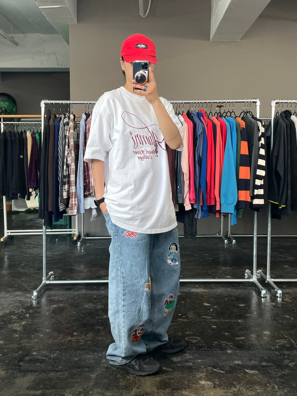 빈티지 프린팅 반팔티셔츠 상품이미지5