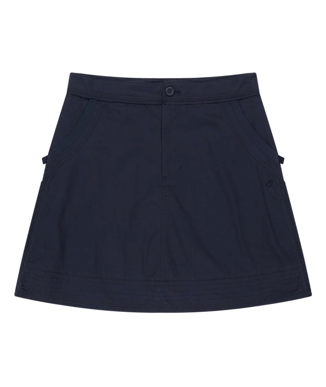 [0사이즈] 코이세이오 로우 엣지 코튼 스커트 네이비 상품이미지1