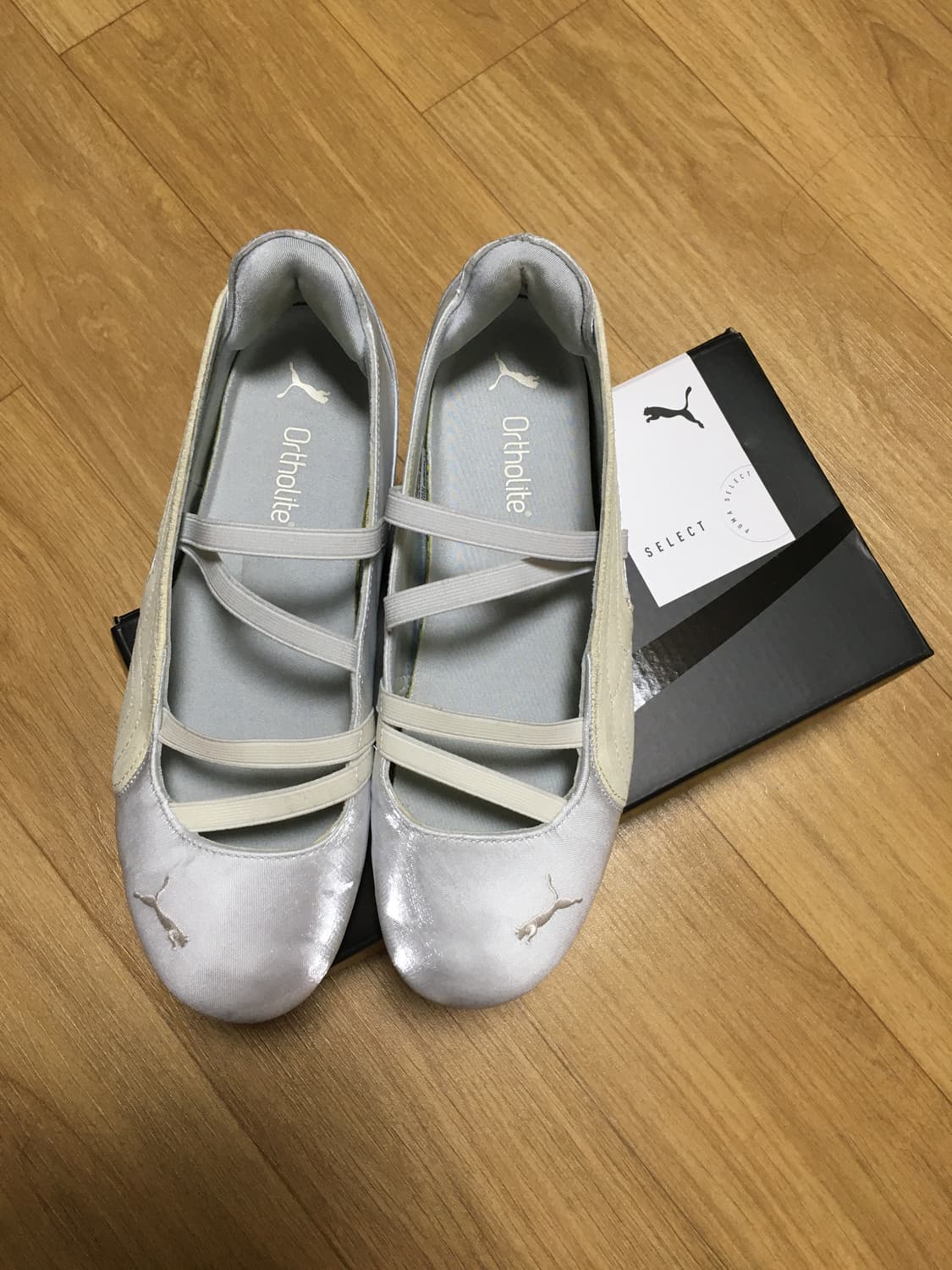 푸마 스피드캣 발레 새틴 실버 245 상품이미지3