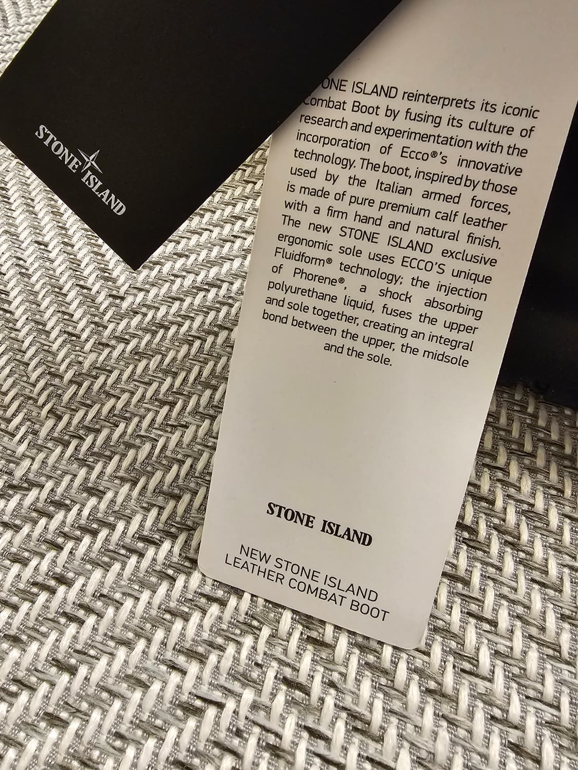 스톤아일랜드 LEATHER COMBAT BOOT (새 상품) 상품이미지6