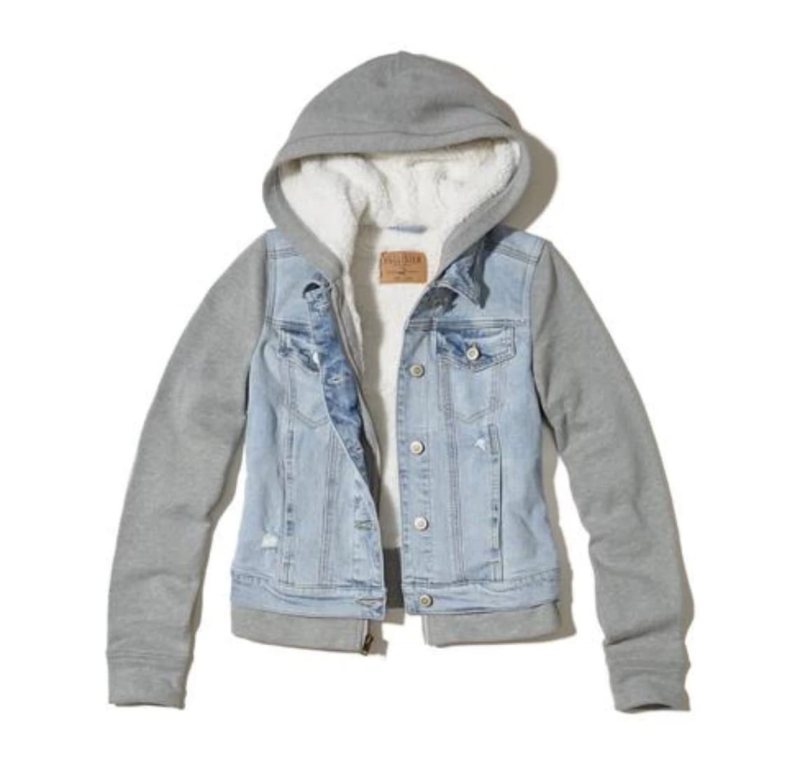 홀리스터 양털 후드 자켓 M 정품 상품이미지1