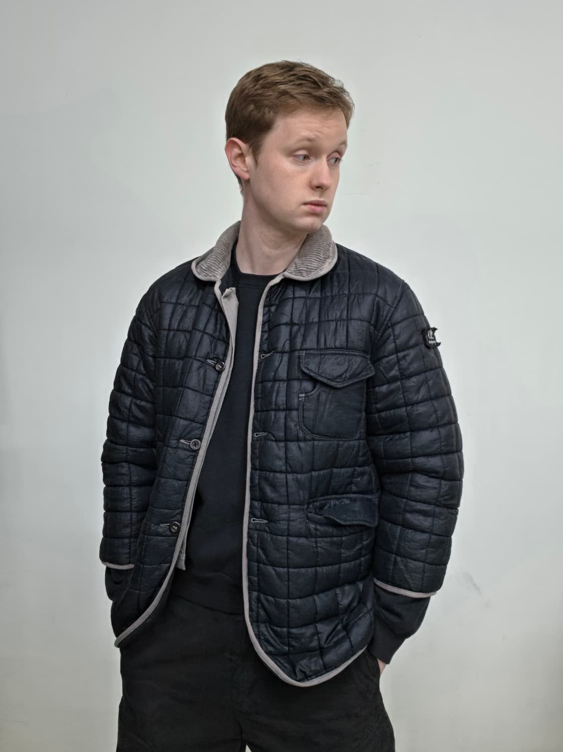 90s 씨피컴퍼니 리버서블 경량 다운 재킷 상품이미지2