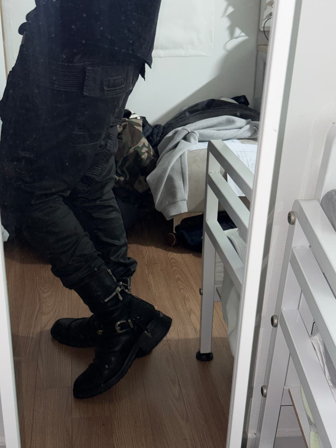 릭오웬스 태권도 왁스 코팅진 상품이미지5