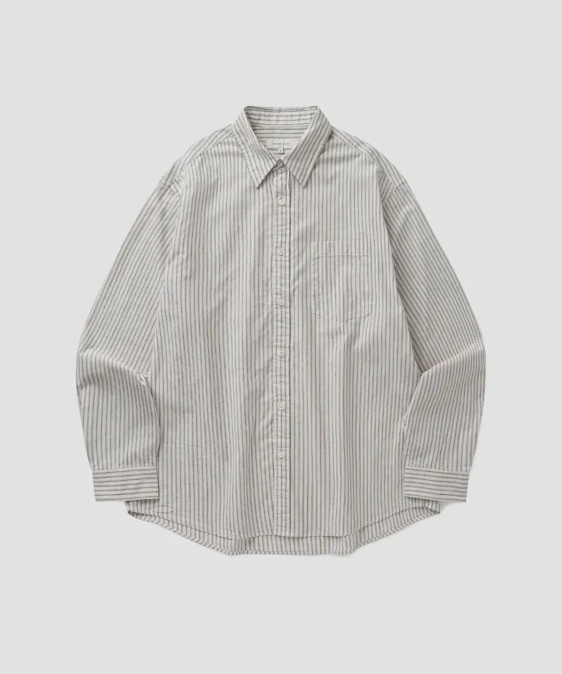 유니온블루 에디터 스트라이프 셔츠 L 상품이미지1