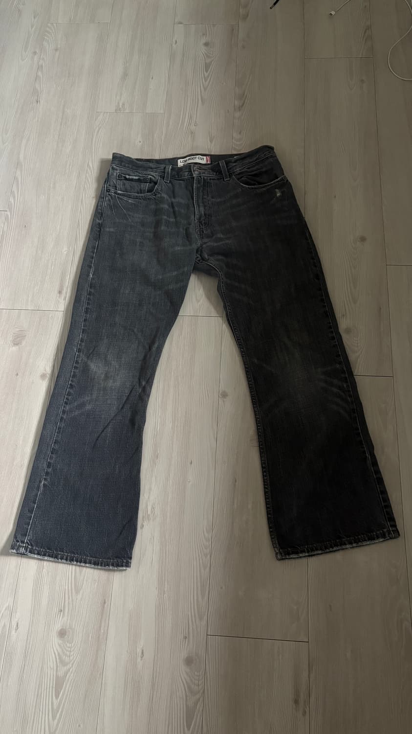 00s Levi’s 527 33/30 로우라이즈 부츠컷 흑청 상품이미지1