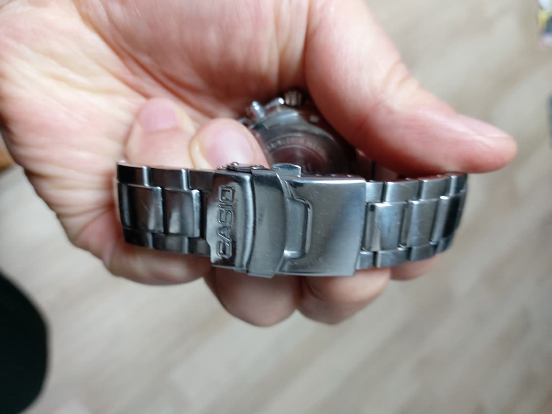 카시오 에디피스 오렌지 크로노그래프 시계 상품이미지3