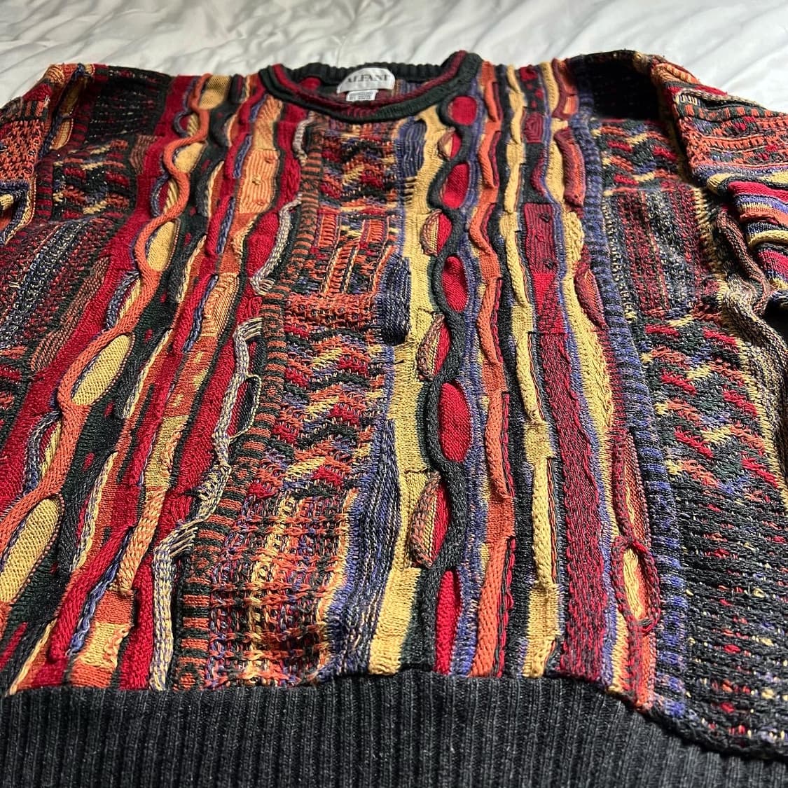 쿠지st 빈티지 케이블 니트 상품이미지4