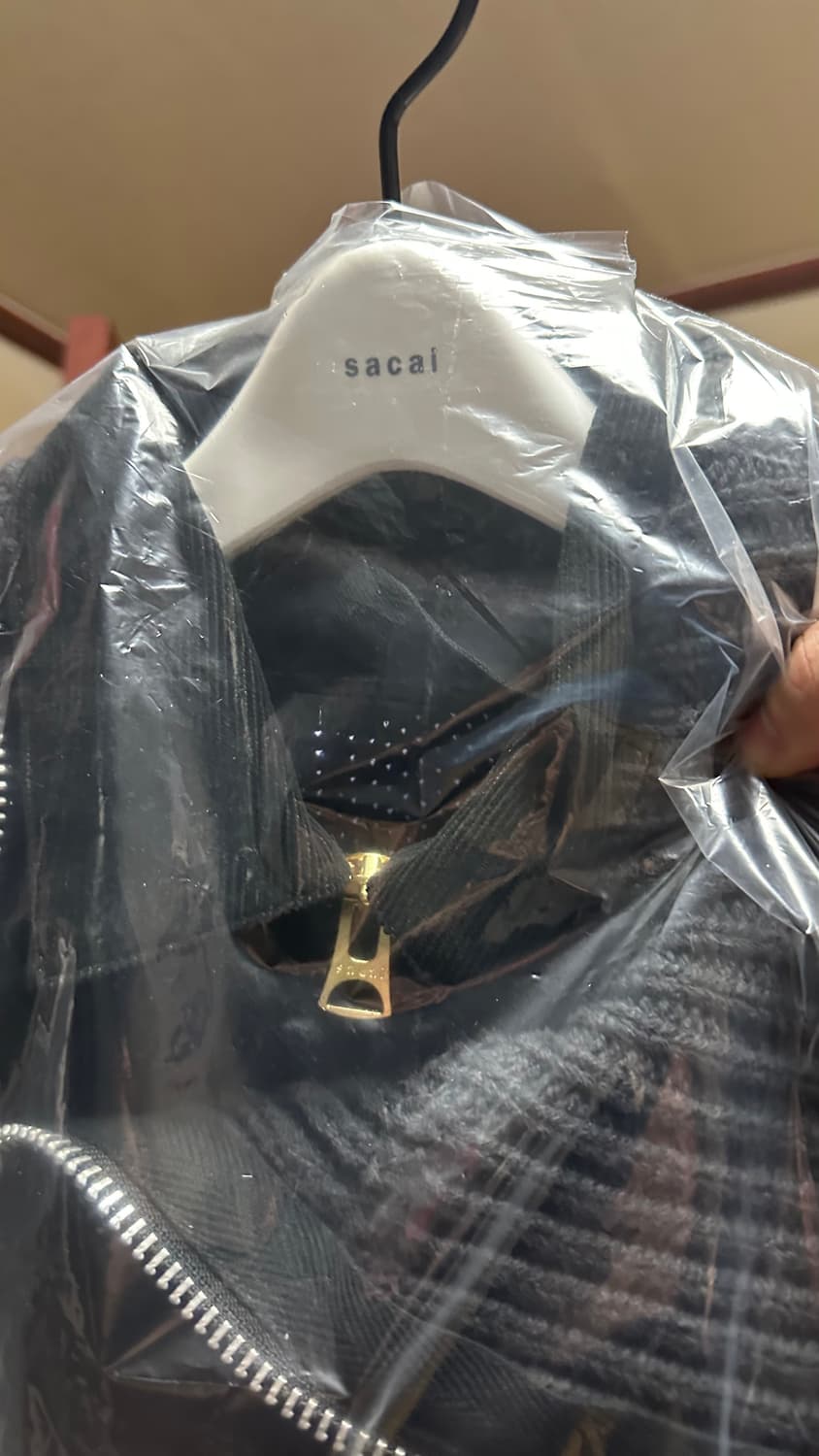 사카이X칼하트 25Aw 울 니트 블루종 상품이미지3