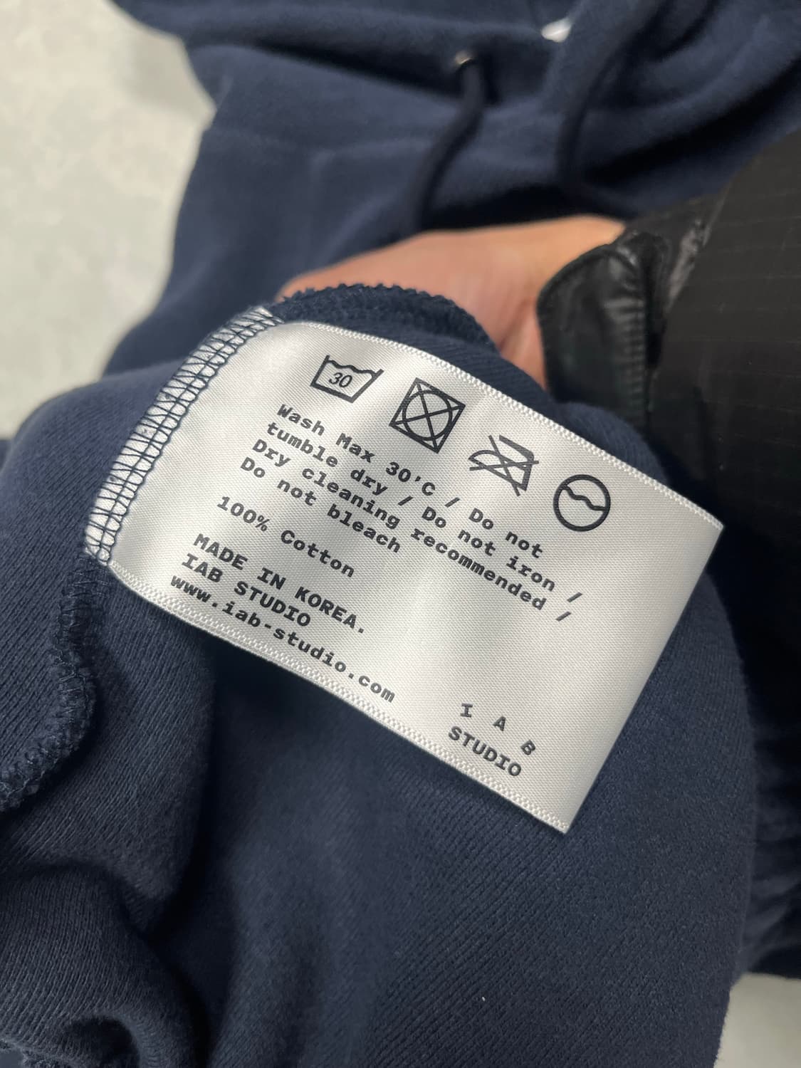 IAB STUDIO 해링본 후드티 L 상품이미지4