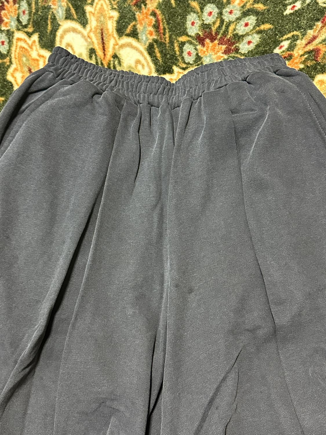 2사이즈) 에이옵 슈퍼 와이드 드레이프 팬츠 차콜 상품이미지1