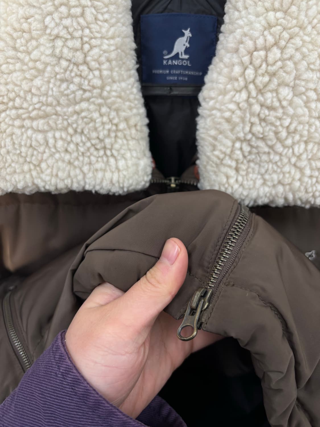 캉골 털 탈착  다운패딩 상품이미지6