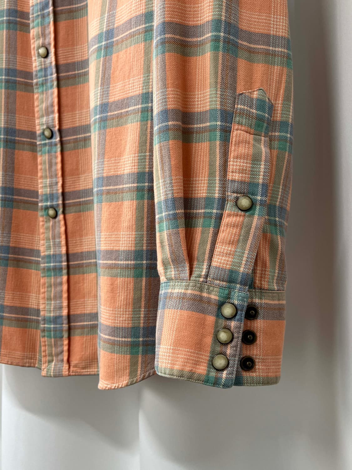 폴로 랄프로렌 콘초 살몬 플레이드 사우스 웨스턴 셔츠 상품이미지8