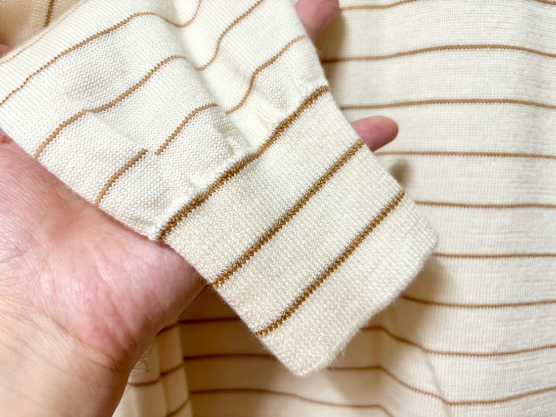 스틸바이핸드 스트라이프 울 니트 46 일본산 상품이미지7