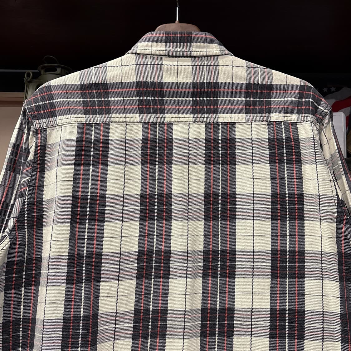 00s 리바이스 레드탭 재팬라인 코튼트윌 타탄체크 워크셔츠 N867 상품이미지6
