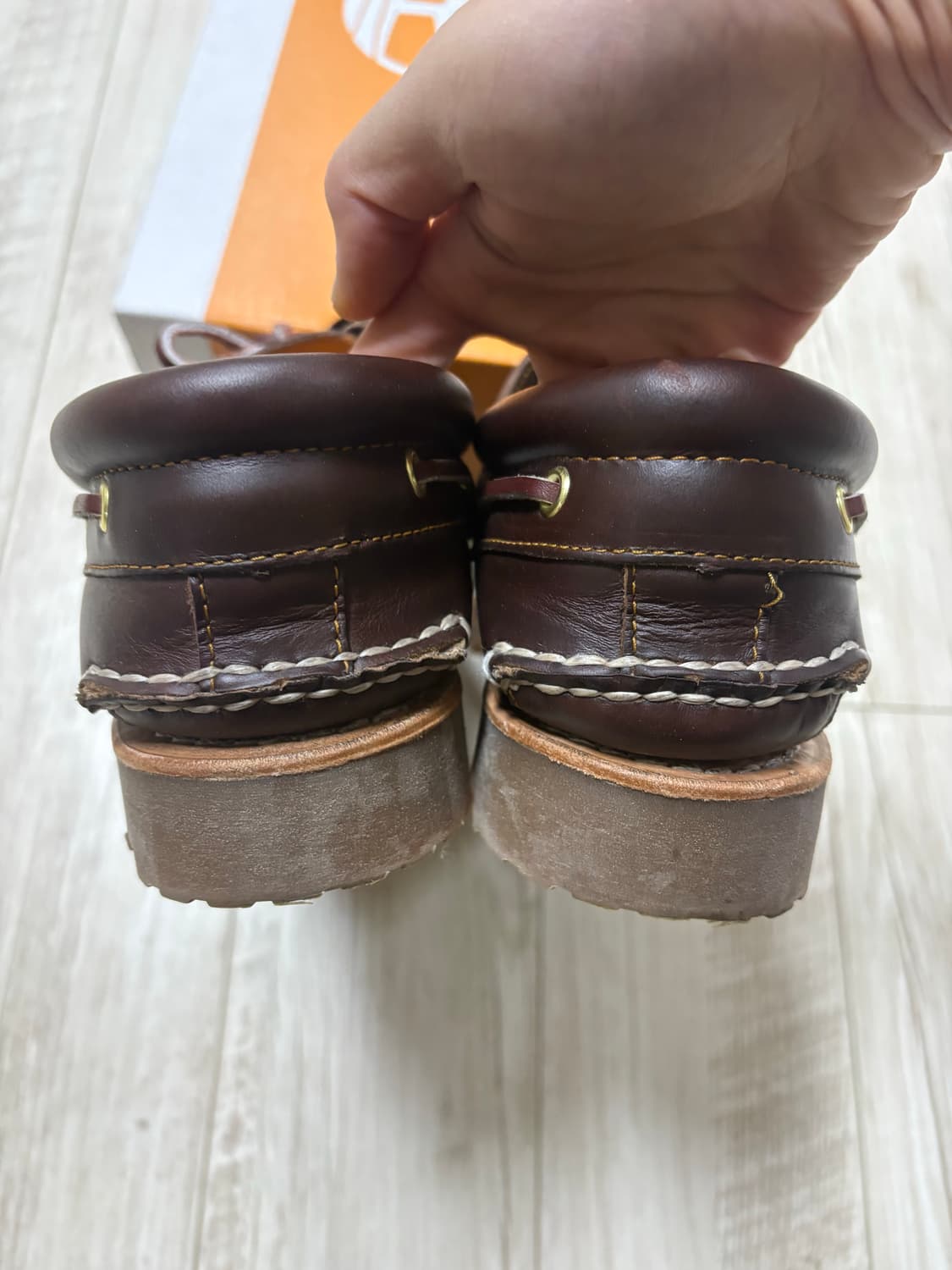 팀버랜드 3아이 보트슈즈 브라운 280 상품이미지5