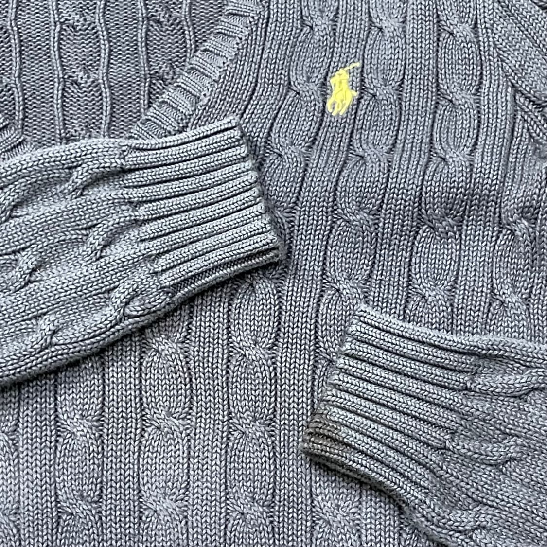 (L) POLO 폴로 랄프로렌 스포츠 케이블  브이넥 니트 상품이미지6