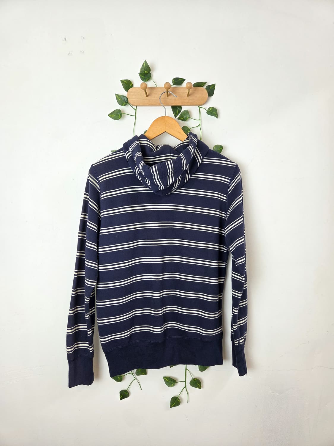 스트라이프 패턴 후드집업 상품이미지4