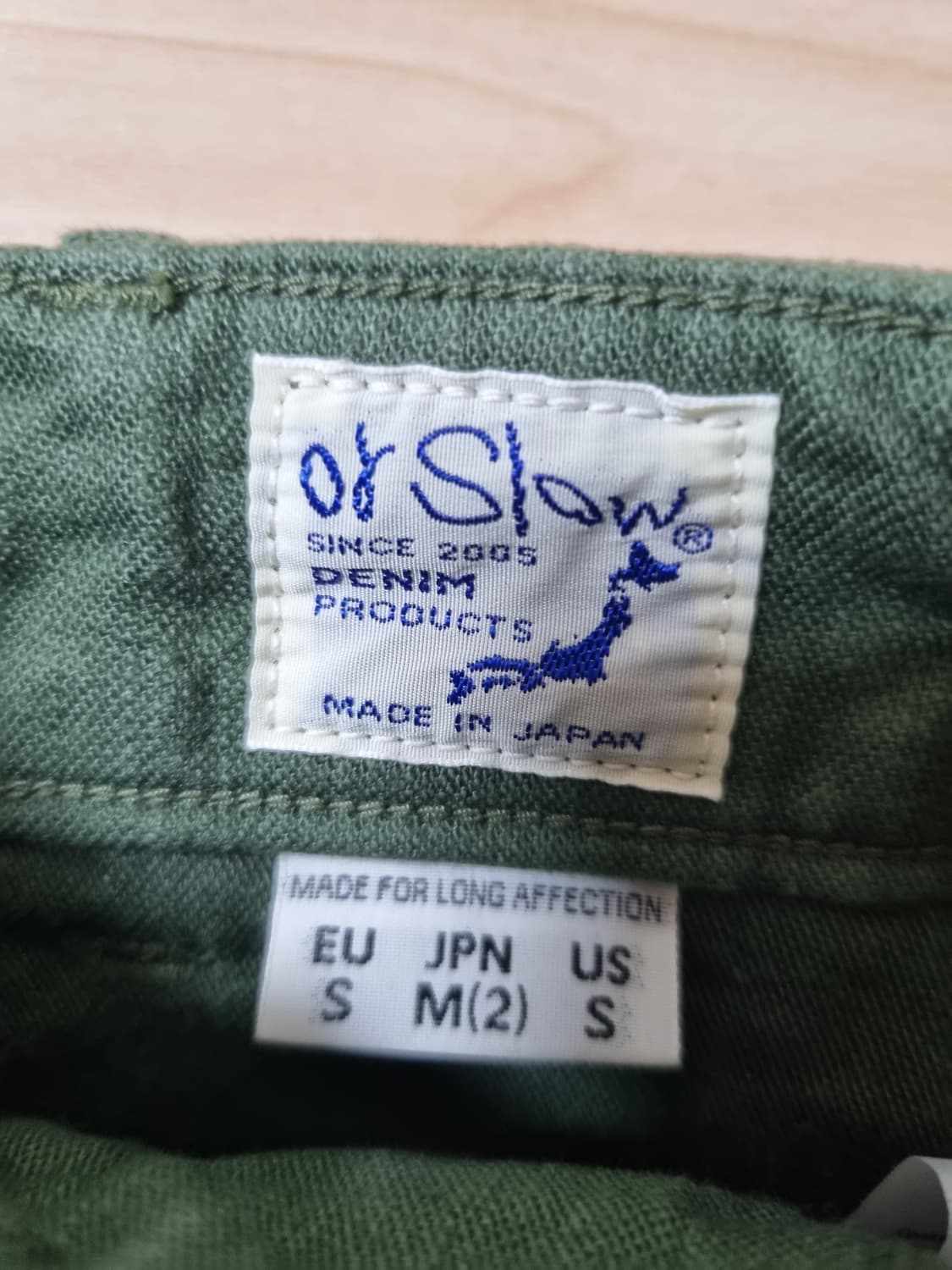 오어슬로우 퍼티그 팬츠 레귤러핏 2사이즈 상품이미지4