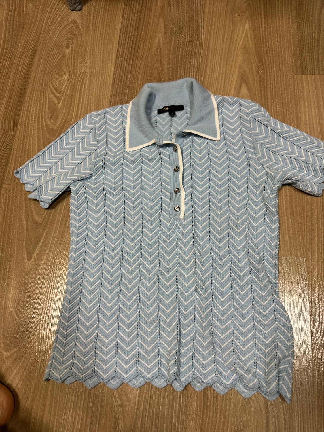 마쥬 헤링본 니트탑 1사이즈 상품이미지6