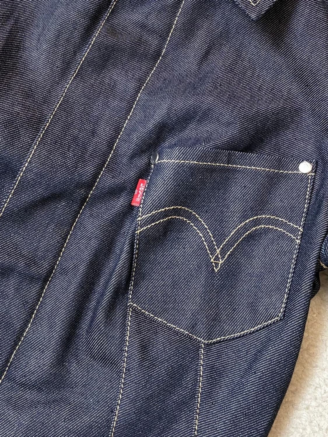 리바이스 00's 엔지니어드 우먼스 생지 데님 자켓 PN7469 상품이미지3