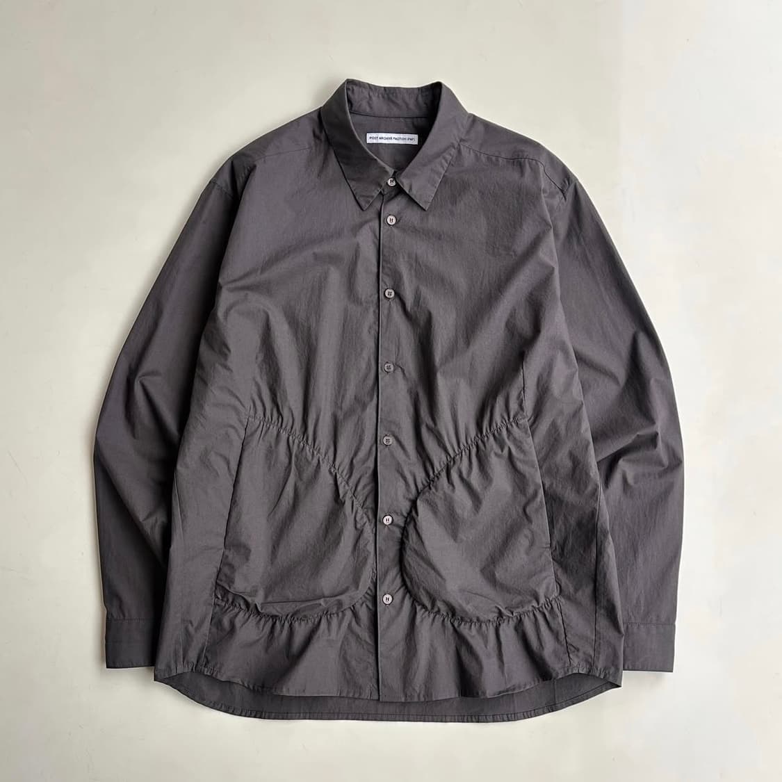 포스트아카이브팩션 셔링 셔츠 (2025) 브라운 상품이미지4