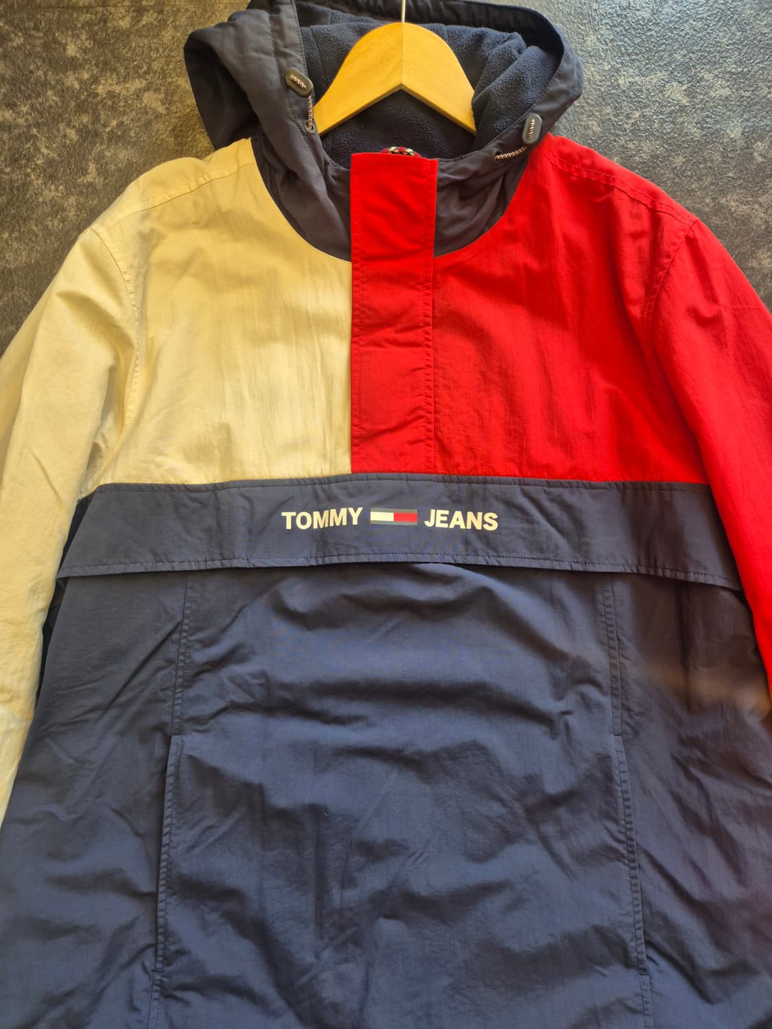 타미 진스(Tommy Jeans) 하프 지퍼 아노락-XXL 상품이미지1