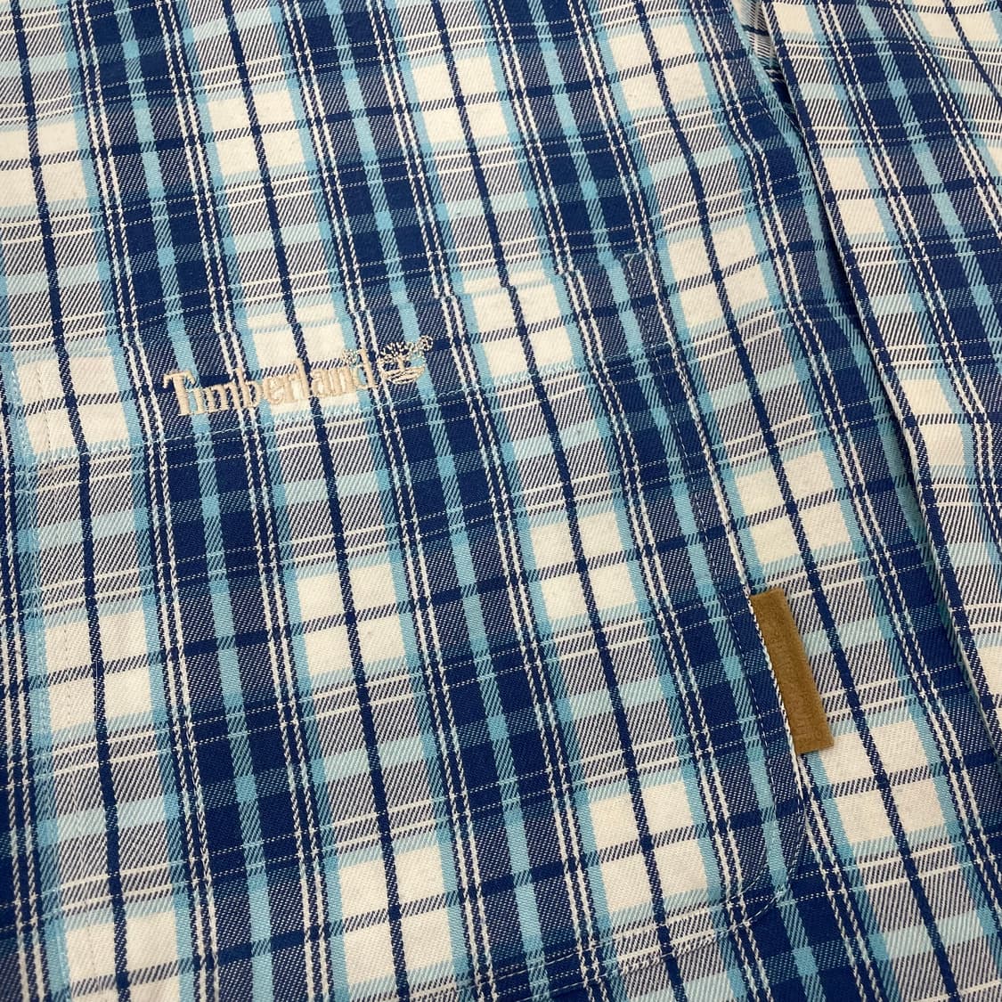 팀버랜드 오버핏 체크 셔츠 상품이미지2