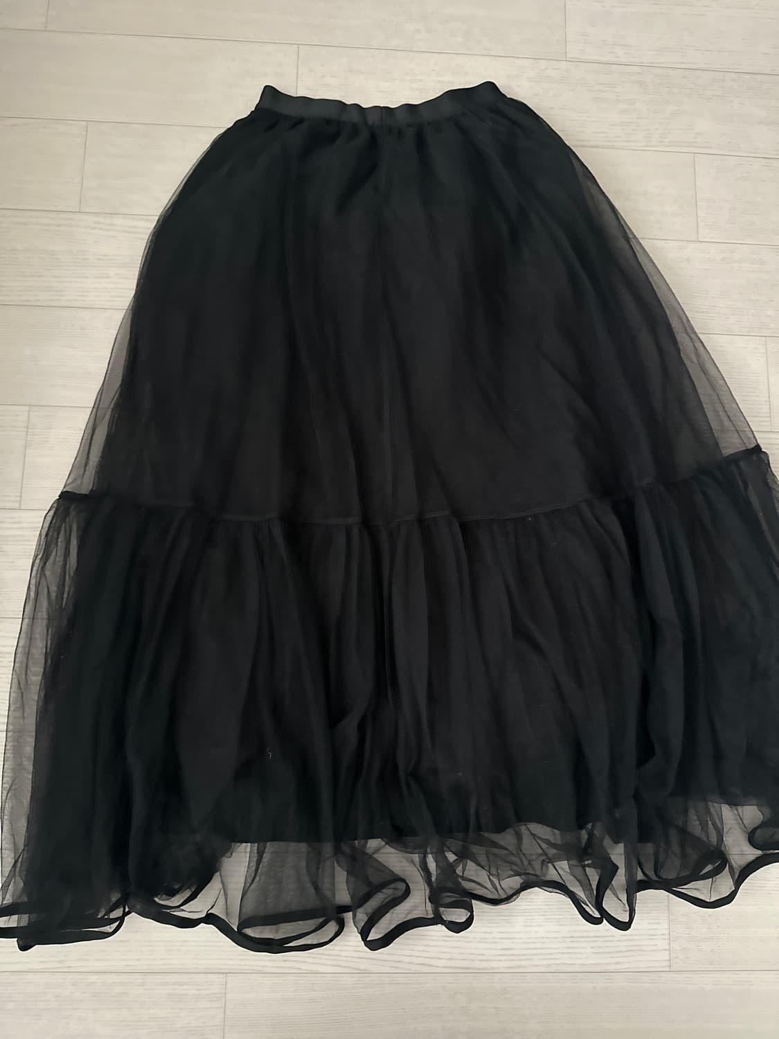 쉬폰 롱스커트 상품이미지3