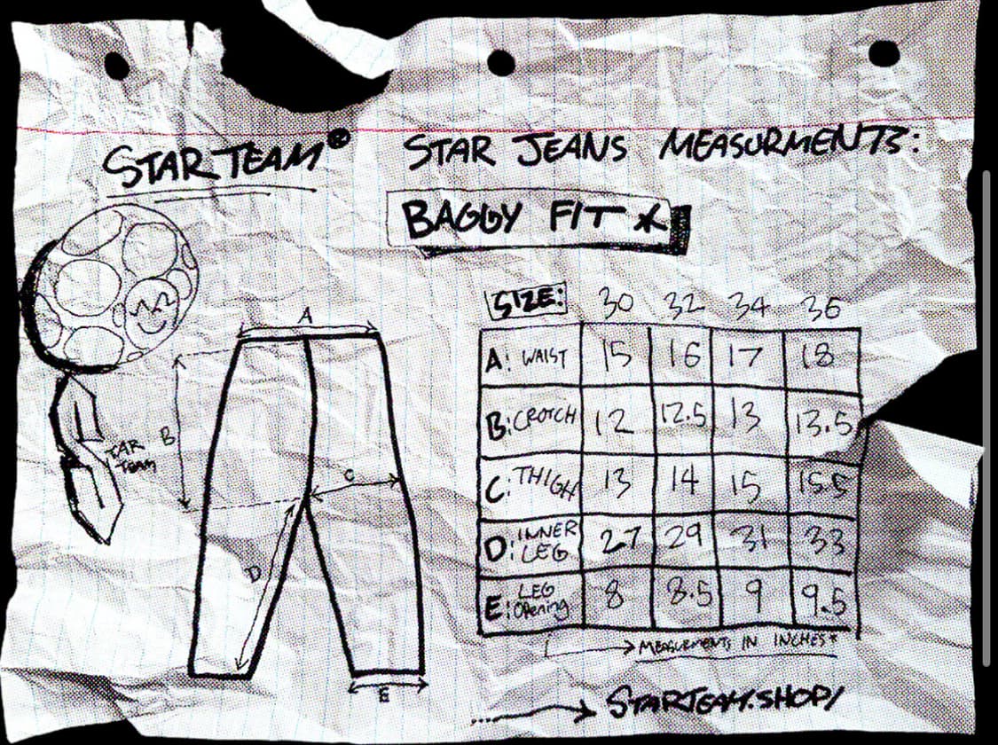 WASHED BLUE STAR JEANS 상품이미지4