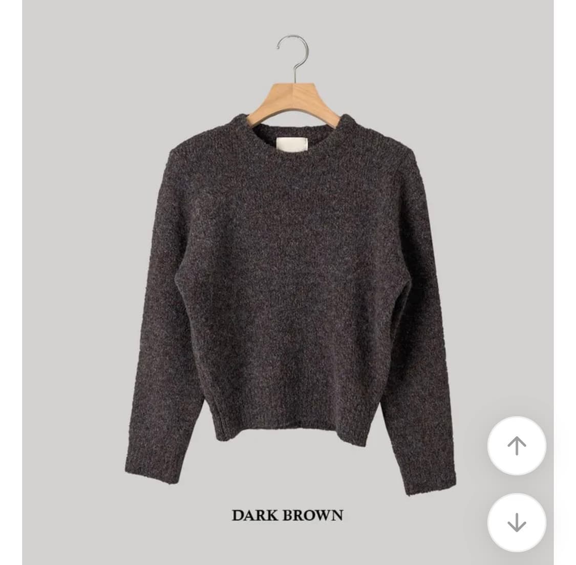 어텀 다크 브라운 니트 상품이미지2