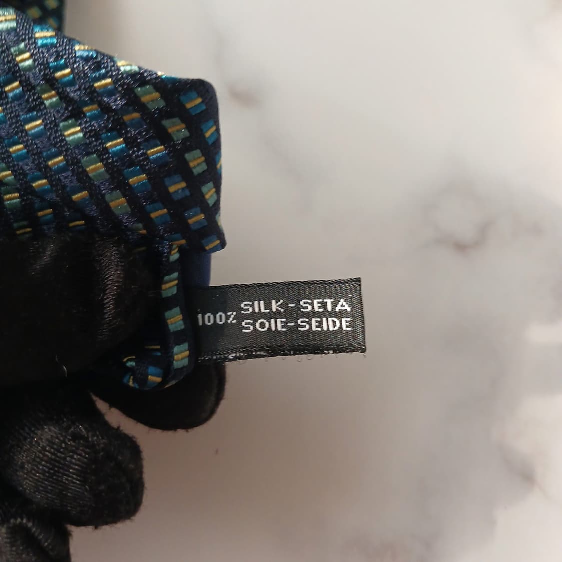 살바토레 페라가모 실크 네이비 넥타이 8.9cm A+~A등급 A18968 상품이미지9