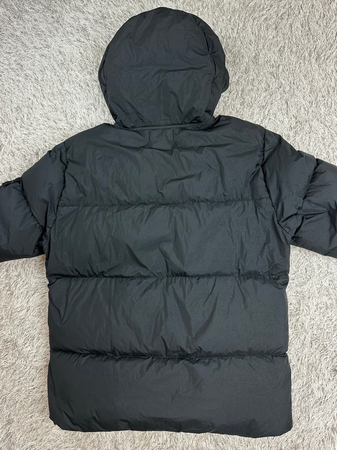 [L] 백화점판 정품 스톤아일랜드 21FW 크링클랩스 후드 패딩 상품이미지3