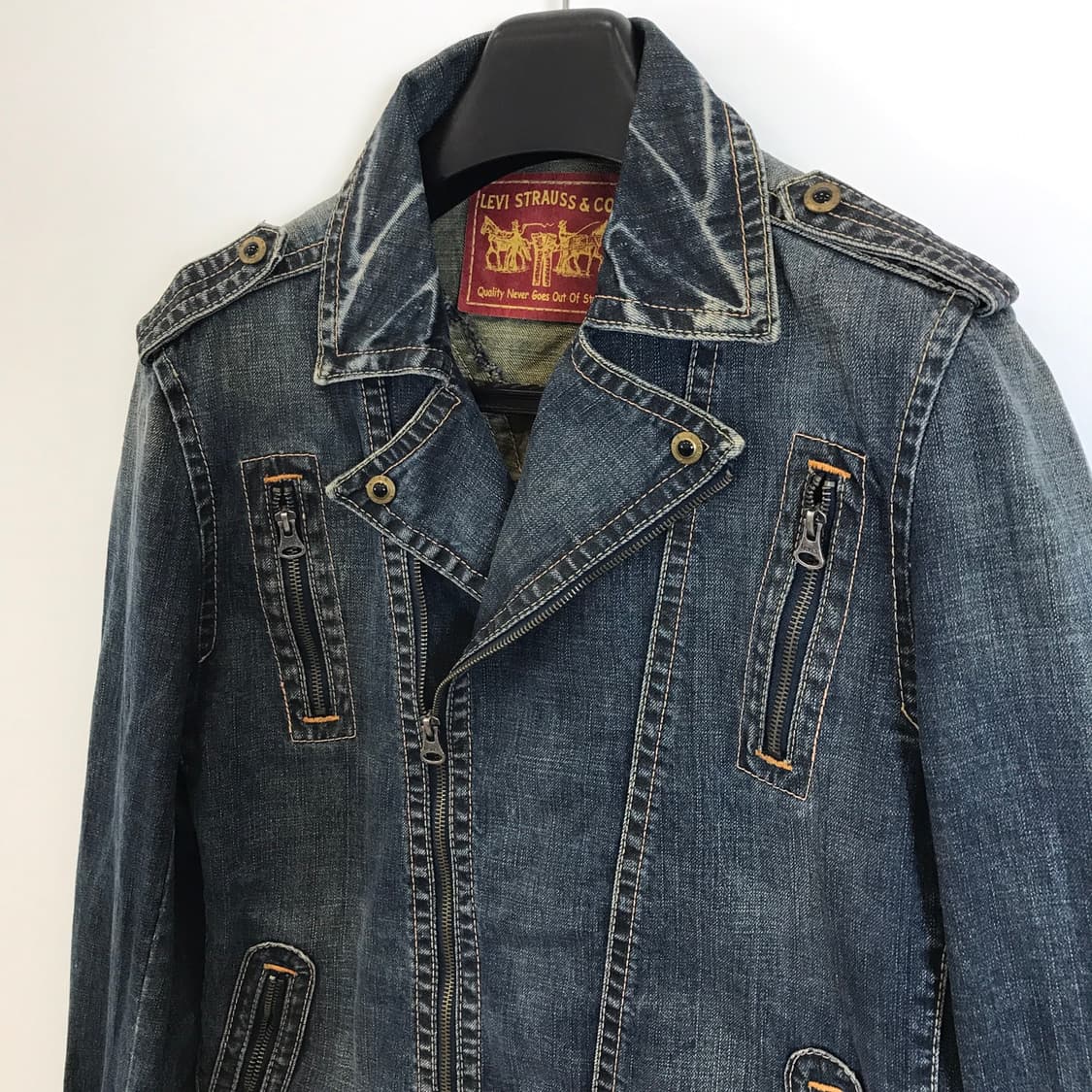 리바이스 LEVIS 00s 라이더 데님자켓 [XL] 상품이미지2