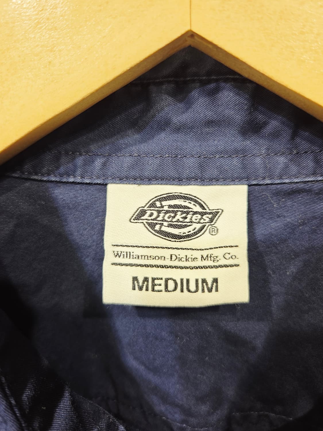 디키즈. 남자 빅로고 네이비 반팔 셔츠_M 상품이미지5