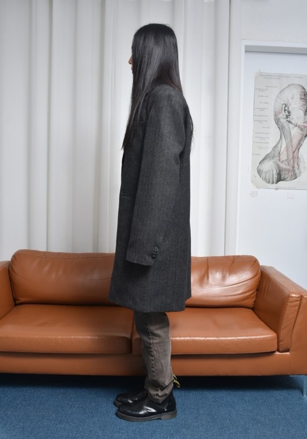 슈퍼드라이 울 헤링본 코트 체스터 싱글 코트 N216 hp23121803 상품이미지3