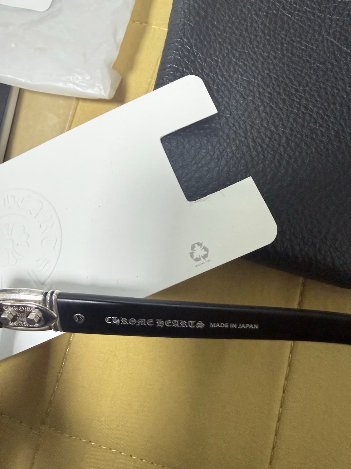 크롬하츠 뿔테 안경 well hell yeah 매트블랙 상품이미지6