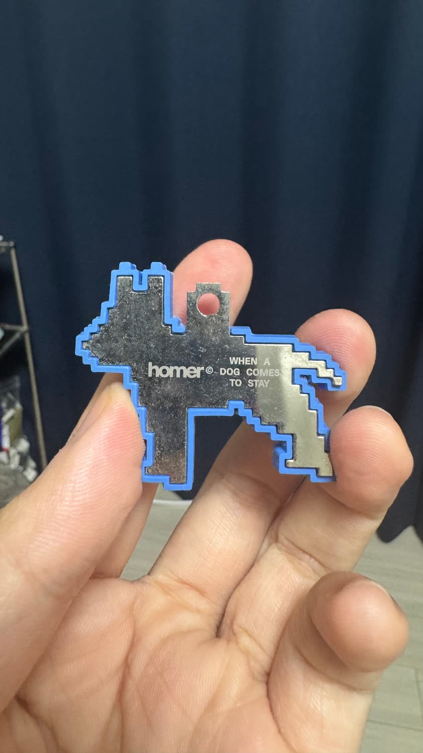 [OS] Homer 호머 프랭크 오션 챗 블루 도그 키링 상품이미지4