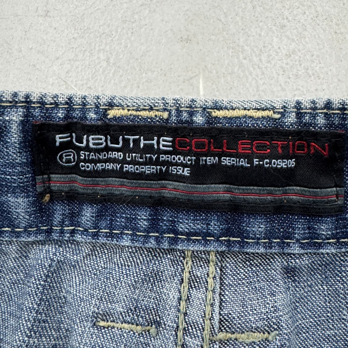 FUBU 후부 올드스쿨 더블니 부츠컷 데님팬츠 상품이미지7