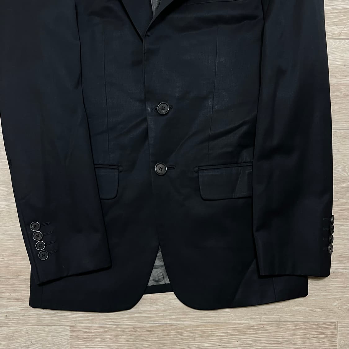 커스텀멜로우 여성 싱글 테일러드 블레이저 정장자켓 [블랙] S/90 상품이미지3