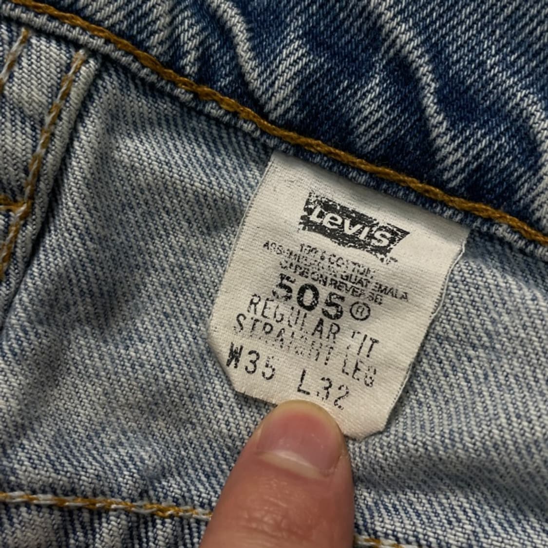 35 리바이스 505 리메이크 그런지 팬츠 상품이미지2