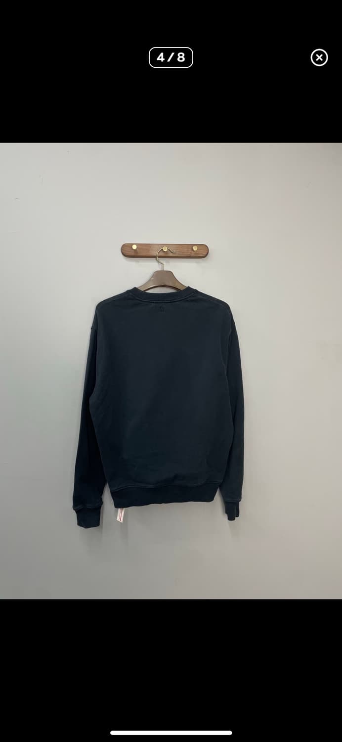 아미 하트로고 블랙 맨투맨 A3435 상품이미지4