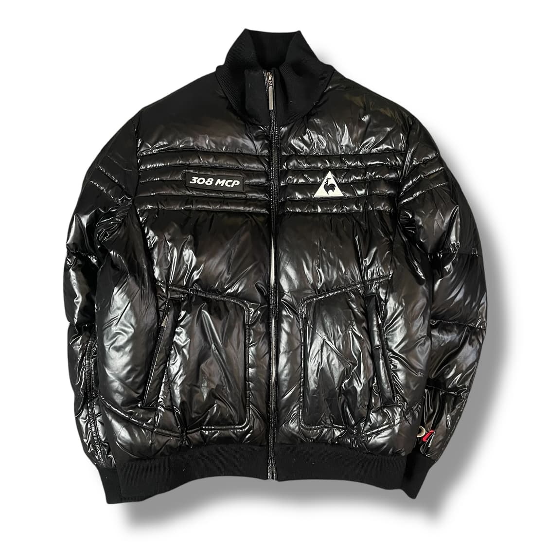 르꼬끄 308MCP 스포르티브 유광 검정 패딩 L 상품이미지1