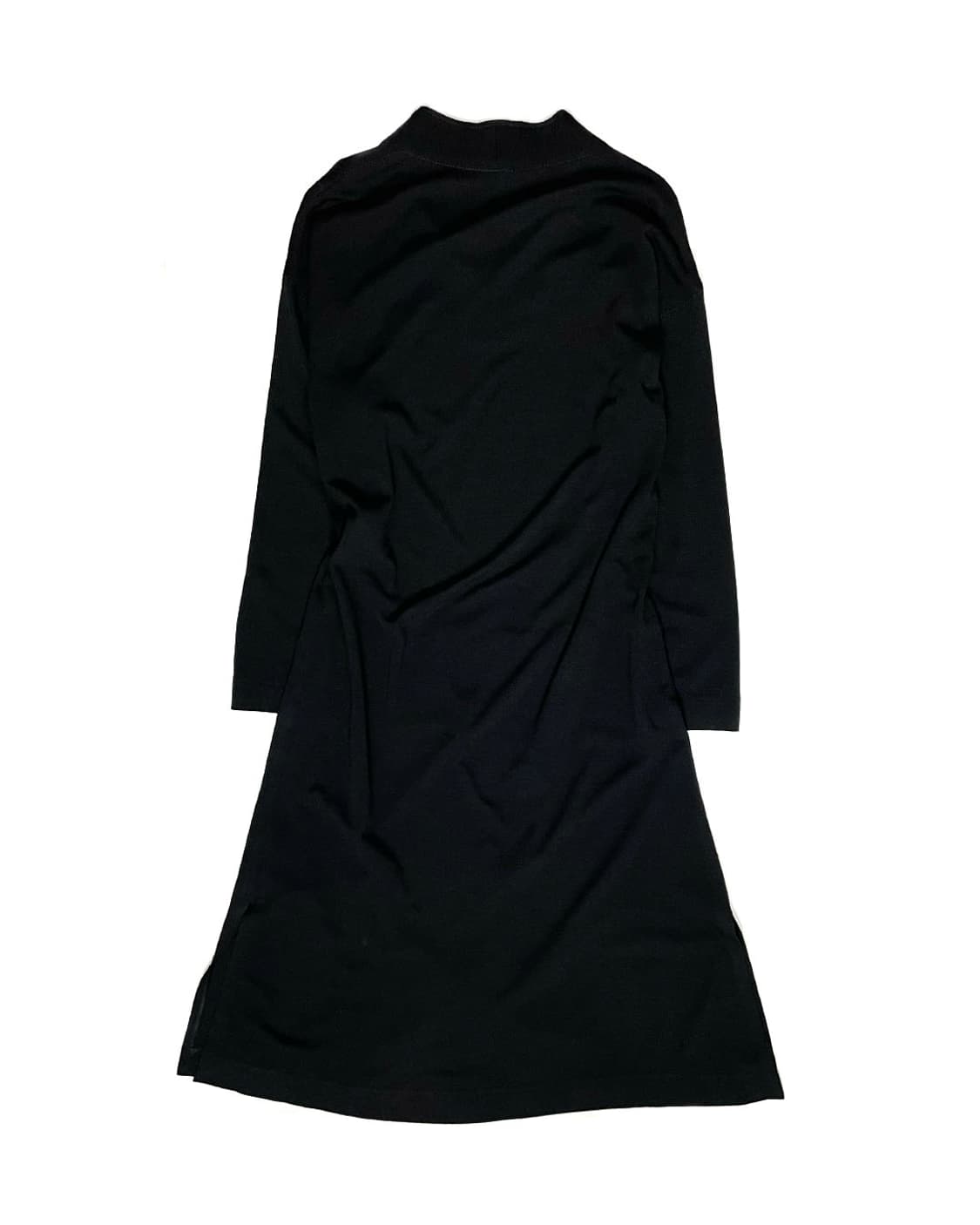 Hiroko koshino 브이넥 블랙 롱 원피스  상품이미지2