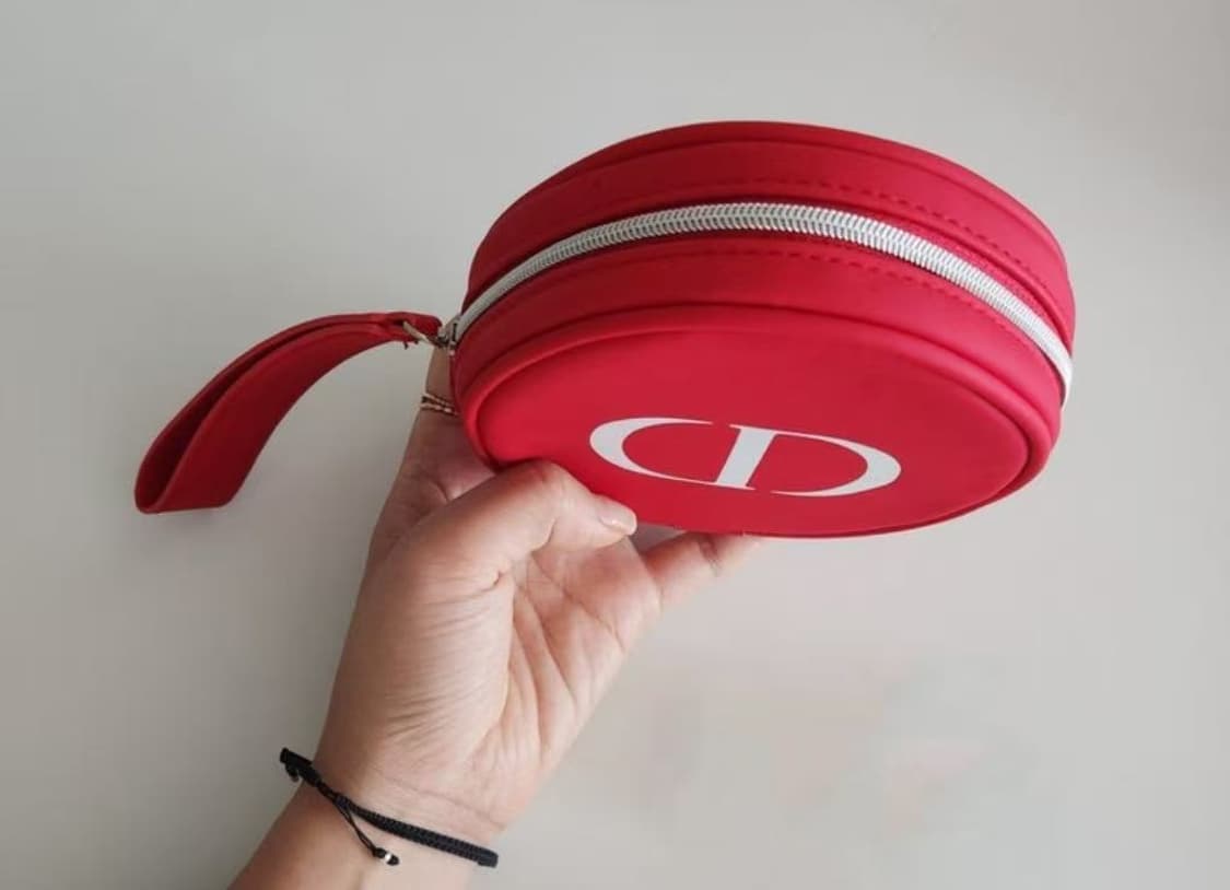 디올 레드 원형 파우치 상품이미지2