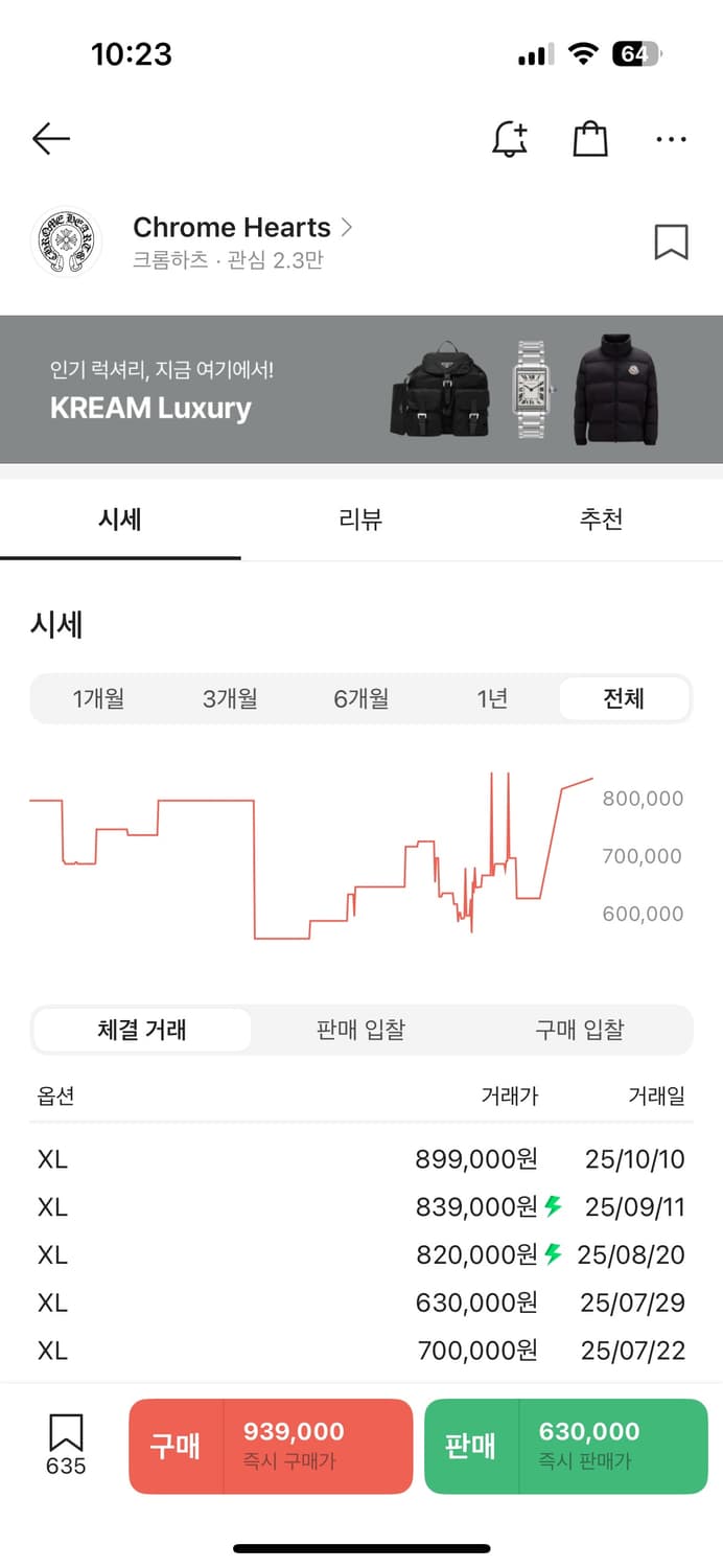 크롬하츠 도쿄 스크롤 티셔츠 상품이미지3