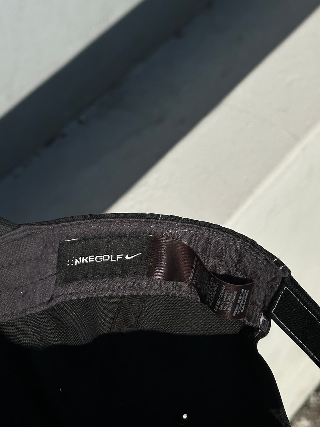 [F] 나이키 로고 스티치 디테일 블랙 볼캡 모자 상품이미지6