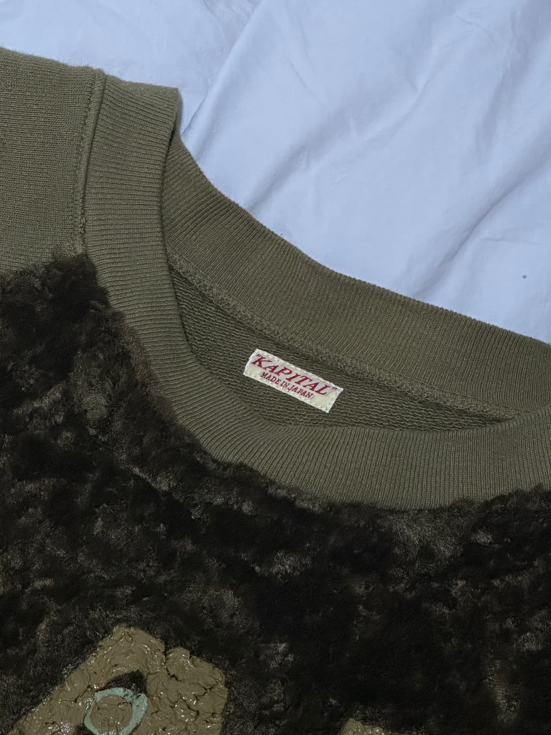 KAPITAL 캐피탈 퍼 그리즐리 스웻 상품이미지4