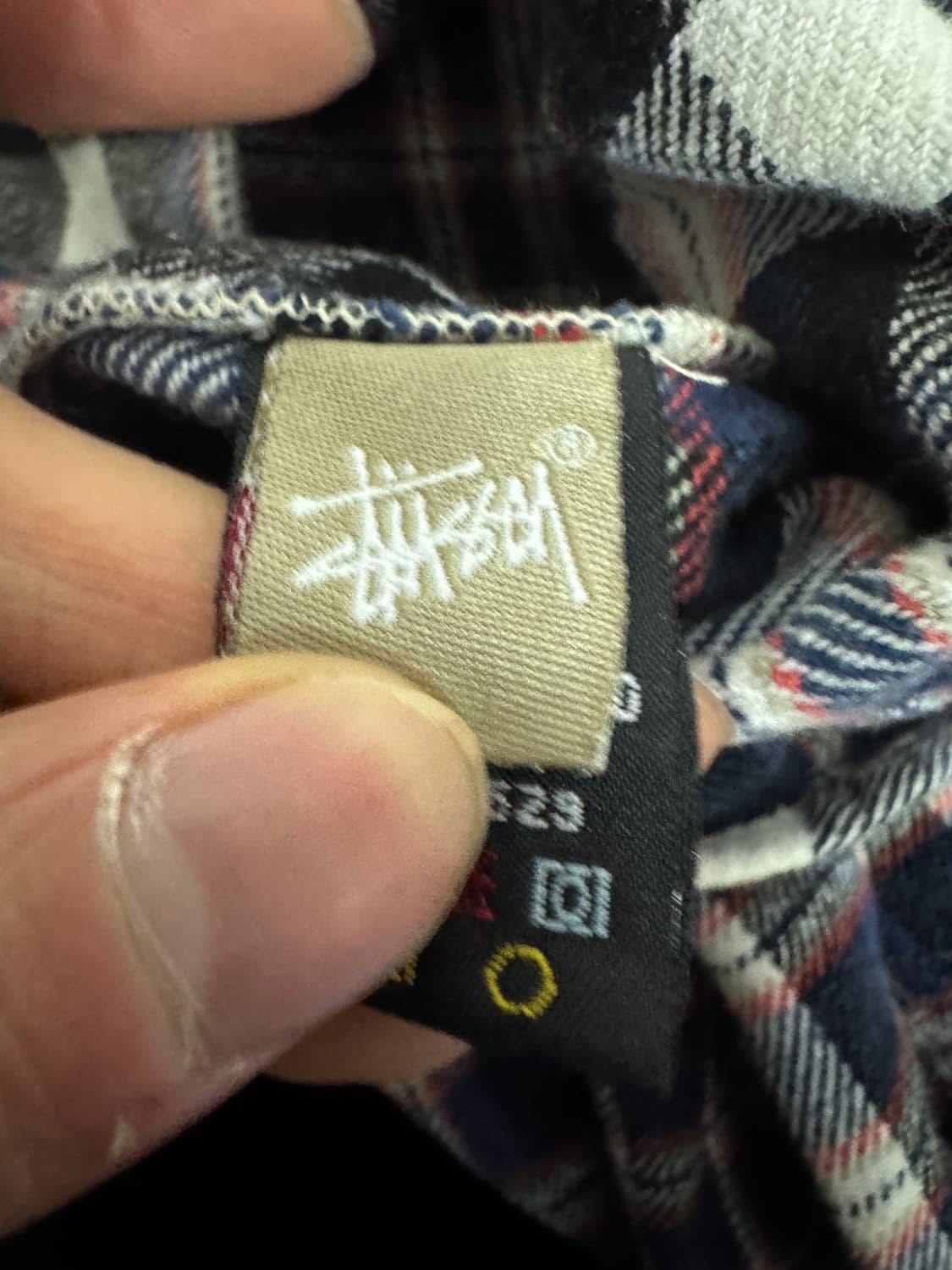 스투시 올드스쿨 빈티지 체크셔츠 L 상품이미지5