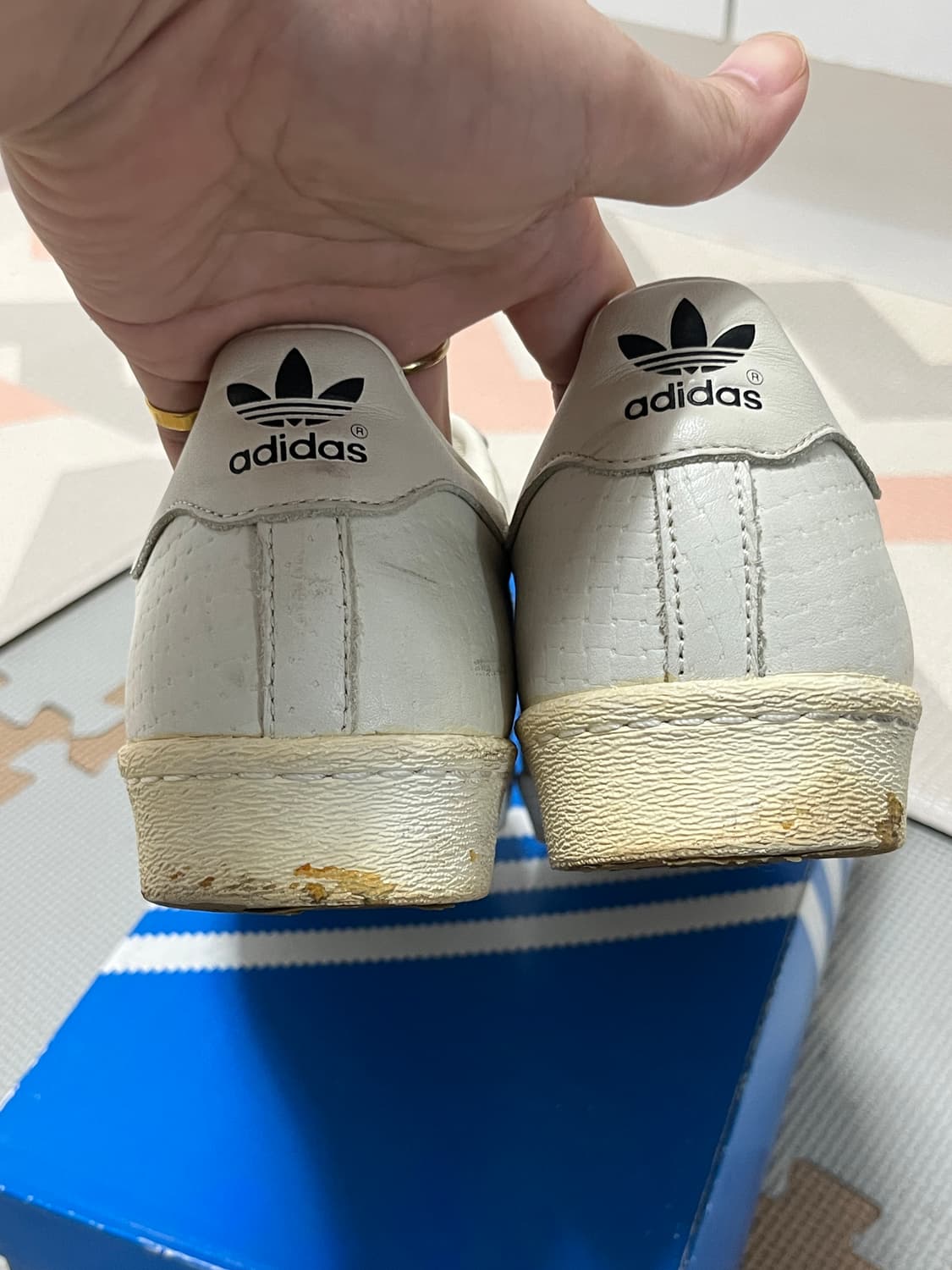 아디다스 슈퍼스타 80s 270 운동화 스니커즈 상품이미지4