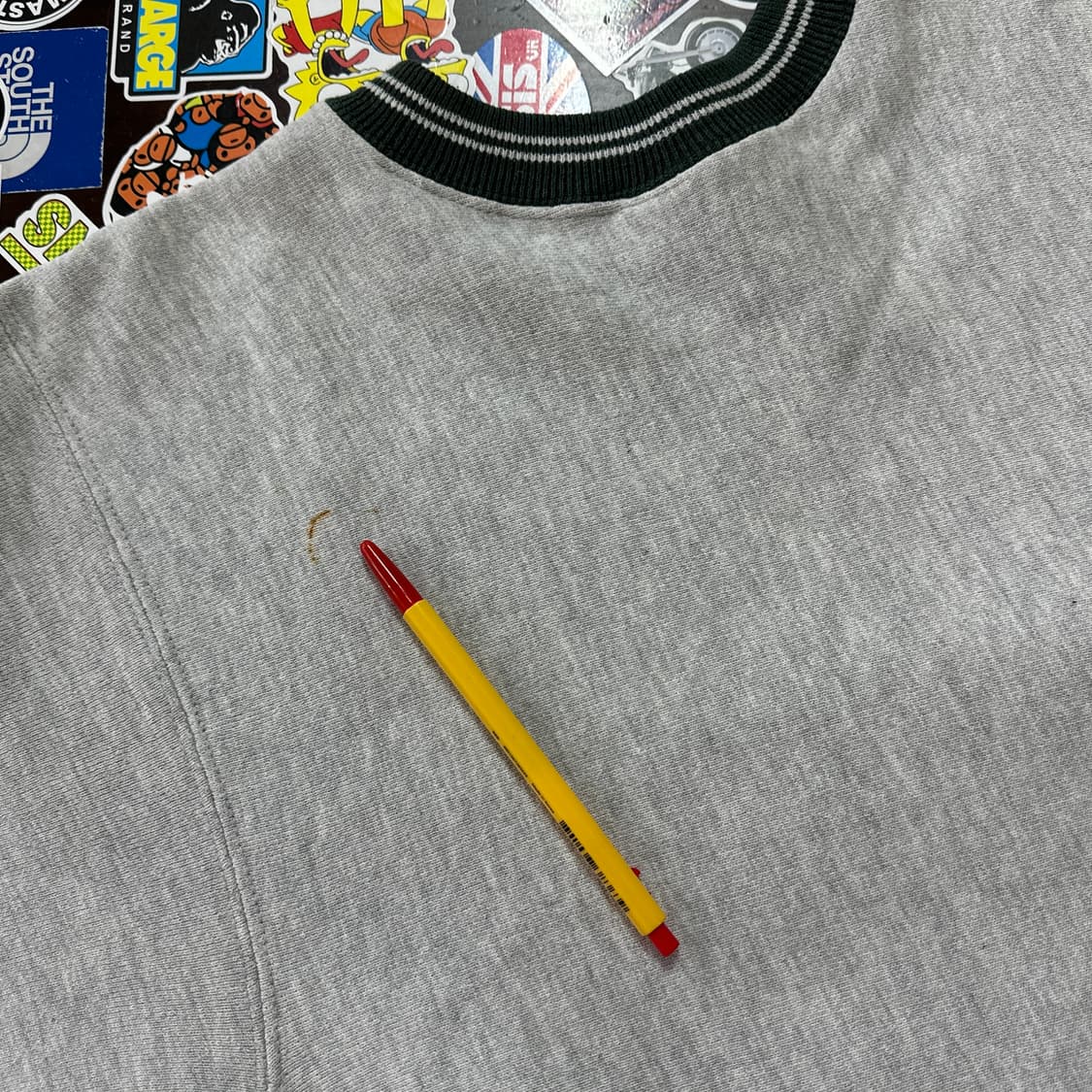 90s USA 챔피온 리버스위브 링거 스웻셔츠 L 상품이미지7